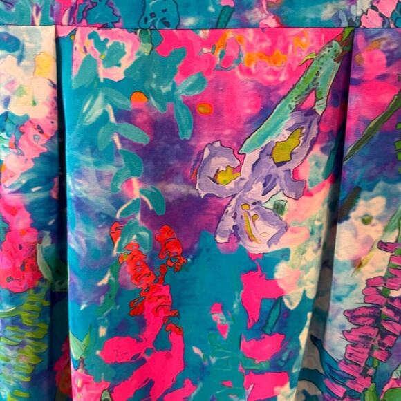 Amanda Uprichard Silk Multicolor
Marbled Watercolor Zip-Up Mini Dress Small USA - Picture 6 of 9